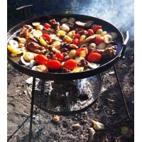 Сковорода діаметром 50 см Декодім з підставкою для вогню (на розбірних ніжках) (SH-PA-16)