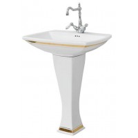 Підвісний умивальник ArtCeram Blues, gold stripes (BUL0010111)