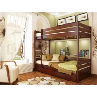 Двоярусне ліжко Естелла Дует 90х200 буковий масив (DE-04)