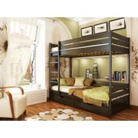 Двоярусне ліжко Естелла Дует 90х200 буковий масив (DE-04)