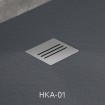 Решітка для піддону Radaway Kyntos Grid сталь/інокс (HKA-01)