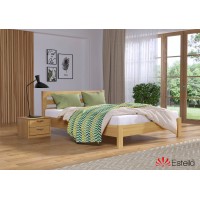 Односпальне ліжко Естелла Рената Люкс 90x190 буковий масив (EST-6)