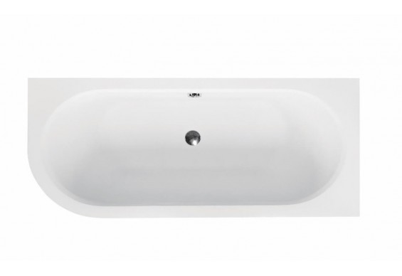Акрилова ванна Besco Avita Slim 160x75 R, асиметрична (WAV-160-SP)