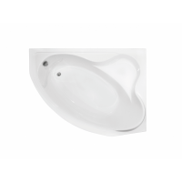 Акрилова ванна Besco Delfina 166x107 R, асиметрична (WAD-166-NP)