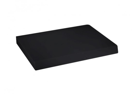Сидіння soft-close з кришкою для унітазу ArtCeram Block, glossy black (BKA00203)