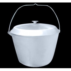 Казан алюмінієвий ДекоДім з кришкою, 10 л (DD-23)