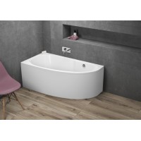 Ванна Polimat Miki асиметрична 145х85, L + ніжки (00421)