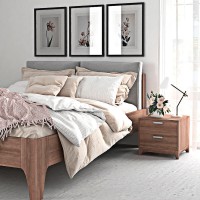 Двоспальне ліжко WoodSoft Oslo 140x200, ясень (Oslo140200JAS)