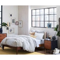 Односпальне ліжко WoodSoft Seul 90x200, ясень (Seul90200JAS)