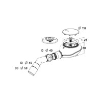 Сифон Radaway TURBOFLOW 2 TB 21