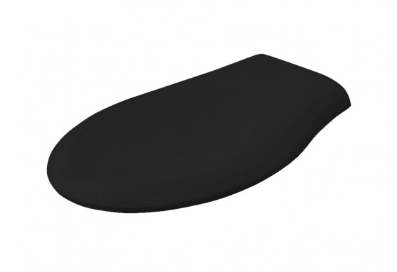 Сидіння soft-close з кришкою для унітазу ArtCeram Blend, glossy black (BLA0060300)