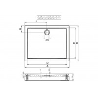 Душовий піддон Riho Davos 261 1000х1000, білий (DA69)
