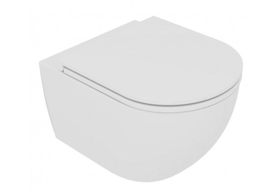 Підвісний унітаз GSG LIKE XXS 48,5 см Smart Clean white matt (LKWCSOXXS001)