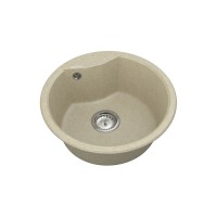 Кухонна мийка Vancor Vena VMR 01.48475x475 мм, Beige + Сифон Vankor Стандарт