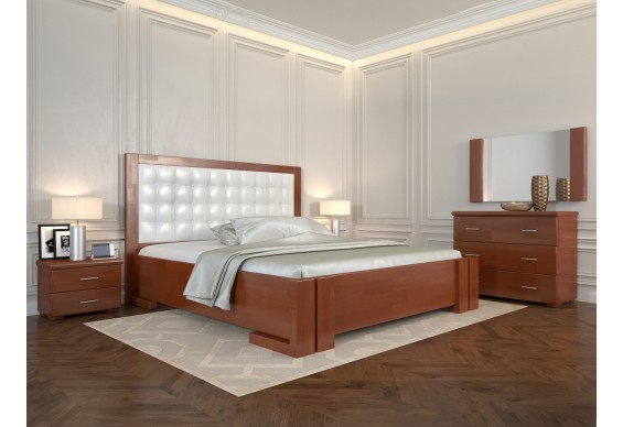 Двоспальне ліжко Арбор Древ Амбер з підйомним механізмом 160х190 бук (ADB160.2)