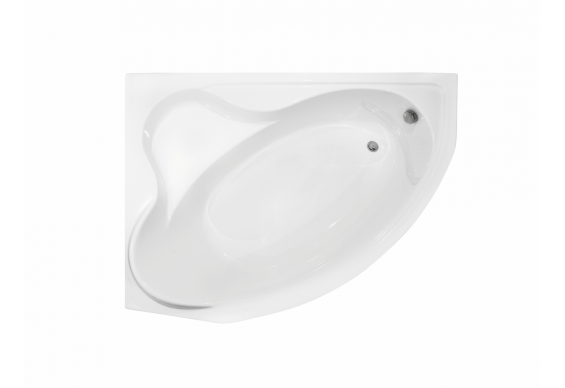 Акрилова ванна Besco Delfina 166x107 L, асиметрична (WAD-166-NL)