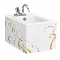 Підвісне біде ArtСeram Block, gold lettering (BKB0010106) Підвісне біде ArtСeram Block, gold lettering (BKB0010106)