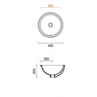 Умивальник під стільницю Catalano Sottopiano 40 (1SO4000)