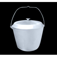 Казан алюмінієвий ДекоДім з кришкою, 12 л (DD-24)