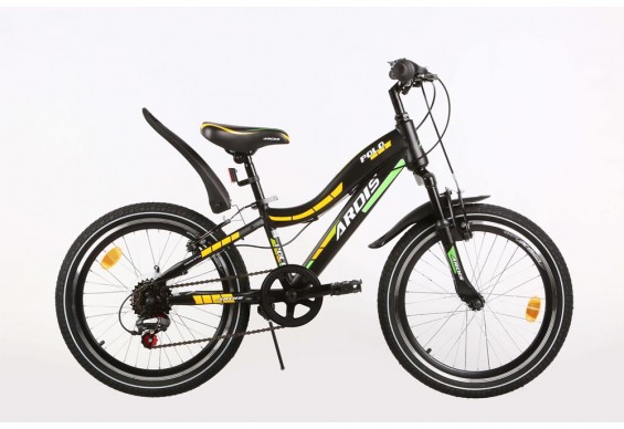 Велосипед Ardis Rocky Boy 20" MTB ST Чорно-зелений (0492)