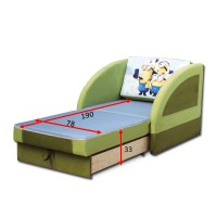 Дитячий диван ТМ Віка Магік Мультик (VK011)