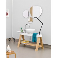 Умивальник на стільницю ArtCeram Oneshot il cavalletto 120, white (OSL0020100)