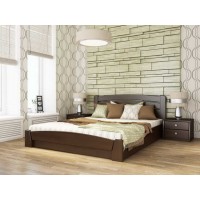 Двоспальне ліжко Естелла Селена Аурі з підйомним механізмом 180х200 буковий щит (DV-21)