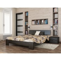 Односпальне ліжко Естелла Титан 120х200 буковий масив (OL-26)