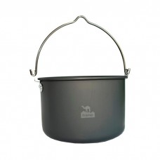 Казан Tramp анодований з кришкою, 5 л (TRC-040)