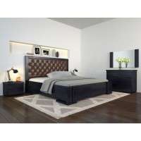 Односпальне ліжко Арбор Древ Амбер ромб 120х200 бук (OA120)