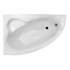 Акрилова ванна Besco Natalia Premium 150x100 L, асиметрична + ручки (WAN-150-NLS)