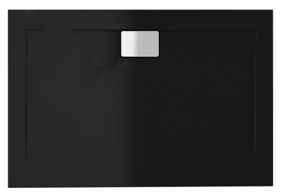 Душовий піддон Polimat Vegar 160x80 чорний (00190)