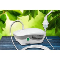 Інгалятор компресорний (небулайзер) Ulaizer Home (Юлайзер Хоум) + дитяча маска, білий (CN-02MY)