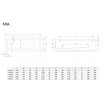 Ванна Radaway Mia 140x70 + ніжки (WA1-50-140x070U)
