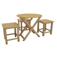 Стіл круглий Берест Регіна D90 бук (BS-05)