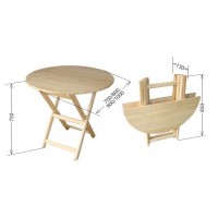 Стіл круглий Берест Регіна D90 бук (BS-05)