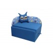 Дитячий диван ТМ Віка Сова, кут 7 синій (VK022)