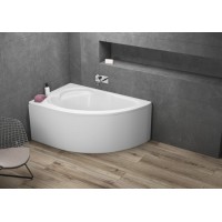 Ванна Polimat Standard асиметрична 130х85, L + ніжки (00350)