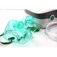 Інгалятор компресорний (небулайзер) Ulaizer Home (Юлайзер Хоум) + дитяча маска, білий (CN-02MY)