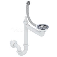 Кухонна мийка Vancor Vena VMR 01.48, 475x475 мм, Safari + Сифон Vankor Стандарт