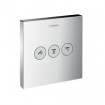 Запірний вентиль Hansgrohe Ecostat Select iControl UP для трьох користувачів прихований монтаж (зовнішня частина)