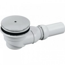 Сифон для душової кабіни Sanit, злив Ø 90 мм, хром (34.045.00.0000)