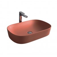 Умивальник на стільницю ArtCeram Ghost 65, red coral (GHL0021400)