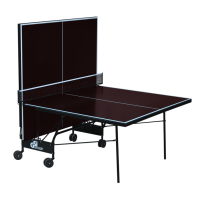 Вуличний стіл для настільного тенісу GSI-sport Compact Street 274x152,5x76 см Brown