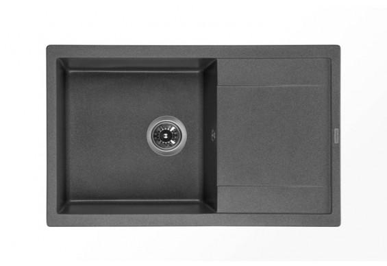 Кухонна мийка Granado Alicante 780x495 мм, grafito + Сифон (2409)