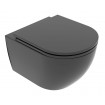 Підвісний унітаз GSG LIKE XXS 48,5 см Smart Clean matt Black (LKWCSOXXS003)