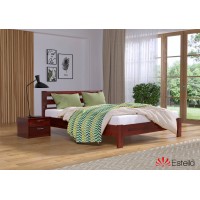 Двоспальне ліжко Естелла Рената Люкс 140x190 буковий щит (EST-13)