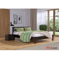 Двоспальне ліжко Естелла Рената Люкс 140x190 буковий щит (EST-13)