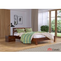 Двоспальне ліжко Естелла Рената Люкс 140x190 буковий щит (EST-13)