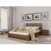 Двоспальне ліжко Естелла Селена з підйомним механізмом 120х200 буковий щит (LP-01)